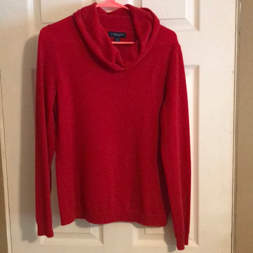 100% Cashmere cowl neck sweater